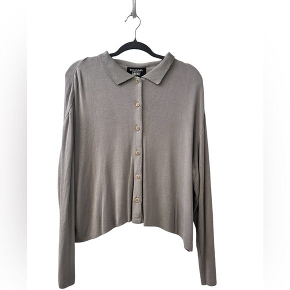 Emanuel Ungaro Liberté Button-Front Women’s Cardigan Made in USA Size 1X - Picture 1 of 9